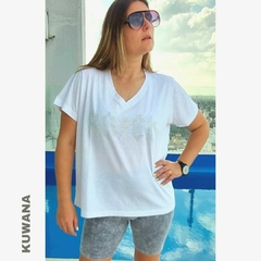 Remera V XL ROCK WHite PREMIUM en internet