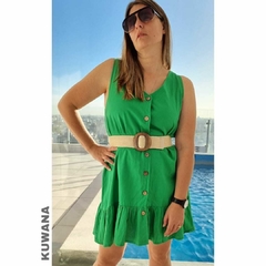 Vestido LINO Corto benneton