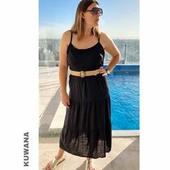 Vestido Largo LINO Black