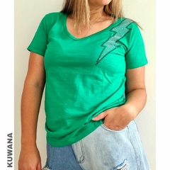 Imagen de Short Denim Bicolor Roturas