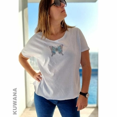 Remera XL Oversize Buterfly - comprar online