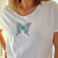 Remera XL Oversize Buterfly - tienda online