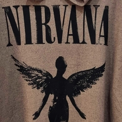 Buzo Hoodie XL OVERSIZE Nirvana Vizon - comprar online