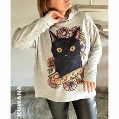 Buzo Hoodie XL OVERSIZE CAT LOVER