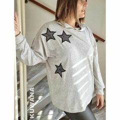 Buzo Hoodie XL OVERSIZE STARS en internet