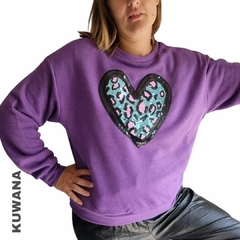 Buzo Overfit LOVE bordado (M/L) UVA