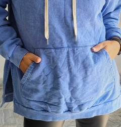 Buzo Oversized XL FRIZA Wash BLUE - comprar online