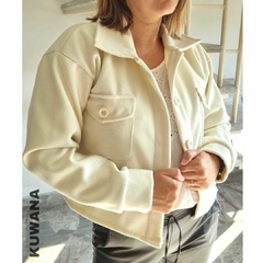 Chaqueta Paño OFF WHITE (M L) - Kuwana Mayorista