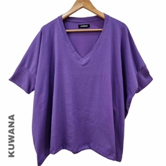 Remerón V Manga 3/4 OVERSIZE (XXL) Violeta