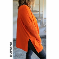 Imagen de MAXI Sweater BREMER Largo NARANJA (XL/XXL)