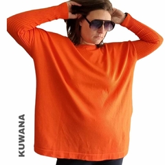 MAXI Sweater BREMER Largo NARANJA (XL/XXL) - comprar online