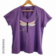 Remera Libelula purple XL PREMIUM