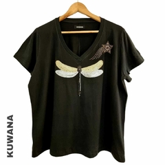 Remera Libelula Black XL PREMIUM