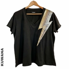 Remera V OVERSIZE (XL) Thunder Shine