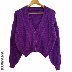 Sweater Cardigan Cambridge VIOLET