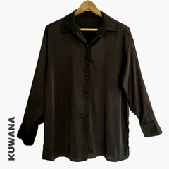 Camisa SILK seda Black L/XL