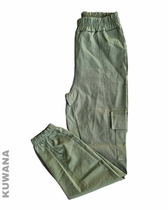 Pantalòn cargo elastizado Verde MIli (38 al 50) - comprar online