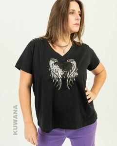 Remera V Wings Shine Lentejuela - comprar online