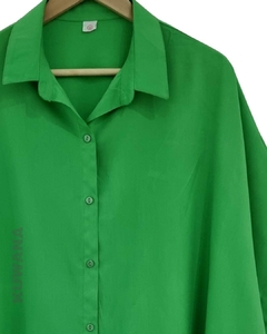 Maxi Camisa XXL VERDE MANZANA en internet