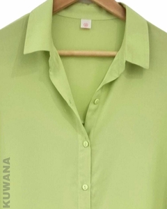 Maxi Camisa XXL VERDE SOFT en internet