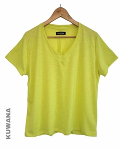 Remera V Basic LIME FLAME (4 talles)