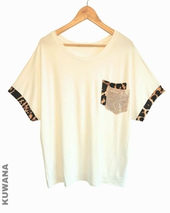 Remerón ESMERALDA OVERSIZE (XXL) PRINTWHITE