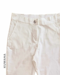 Pantalòn Natacha elastizado OFF WHITE (38 al 50) - comprar online