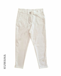 Pantalòn Natacha elastizado OFF WHITE (38 al 50)