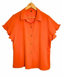 Maxi Camisa XL Crepe VOLADOS ORANGE