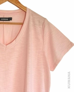 Remera V Basic ROSE FLAME (4 talles) - comprar online