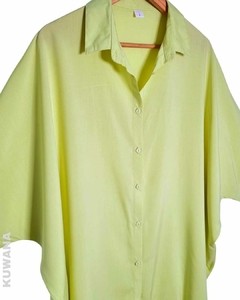 Maxi Camisa XXL VERDE LIMON en internet