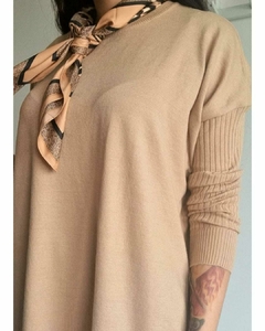 MAXI Sweater BREMER SAND Largo (XL/XXL) en internet