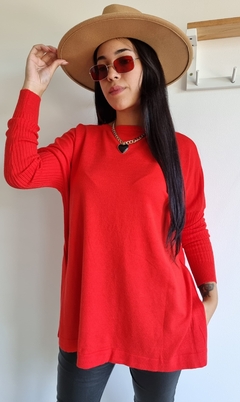 MAXI Sweater BREMER Largo RED (XL/XXL)