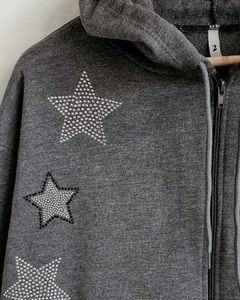 Campera Stars GREY SOLID FRIZA (XL) - comprar online