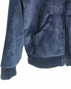 Campera Plush con corderito Blue XL - comprar online