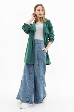 MAXO Palazzo WIDE LEG Denim (M al XL) - Kuwana Mayorista