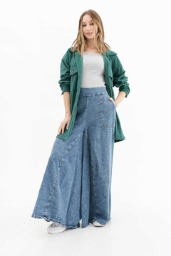 MAXO Palazzo WIDE LEG Denim (M al XL) en internet