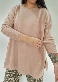 MAXI Sweater BREMER STARS GOLD NUDE (XL/XXL) - Kuwana Mayorista