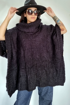 MAXI PONCHO BUCLE - comprar online