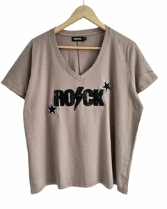 Remera V OVERSIZE (XL) ROCK VIZON