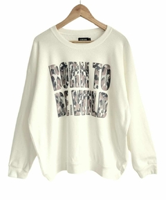 Buzo Oversized cuello redondo BEWILD Cashmire