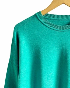 Sweater BREMER BELEN BASIC L/XL TURQUESE - comprar online