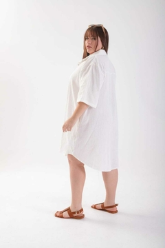 Vestido Camisero BAMBULA WHITE XXL