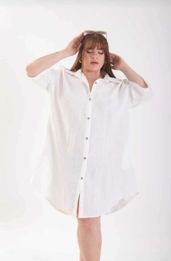 Imagen de Vestido Camisero BAMBULA WHITE XXL