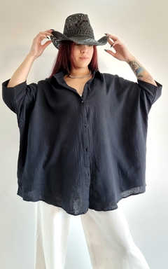 Maxi Camisa XXL BAMBULA BLACK - tienda online