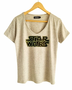 Remera V STAR WARS GREY PREMIUM (M AL XL)