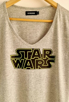 Remera V STAR WARS GREY PREMIUM (M AL XL) - Kuwana Mayorista