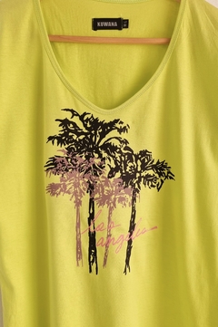 Remera V PALMER LIME PREMIUM (M AL XL) - comprar online