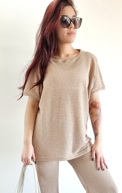 Remeron PAMPITA Crochet (XL) BEIGE en internet