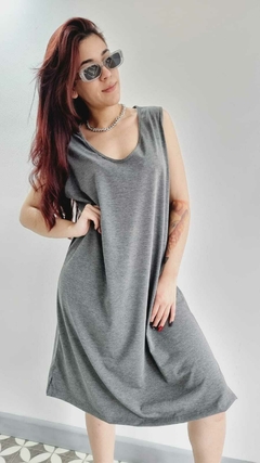 Vestido AMPLIO MIDI GREY (XL/XL)